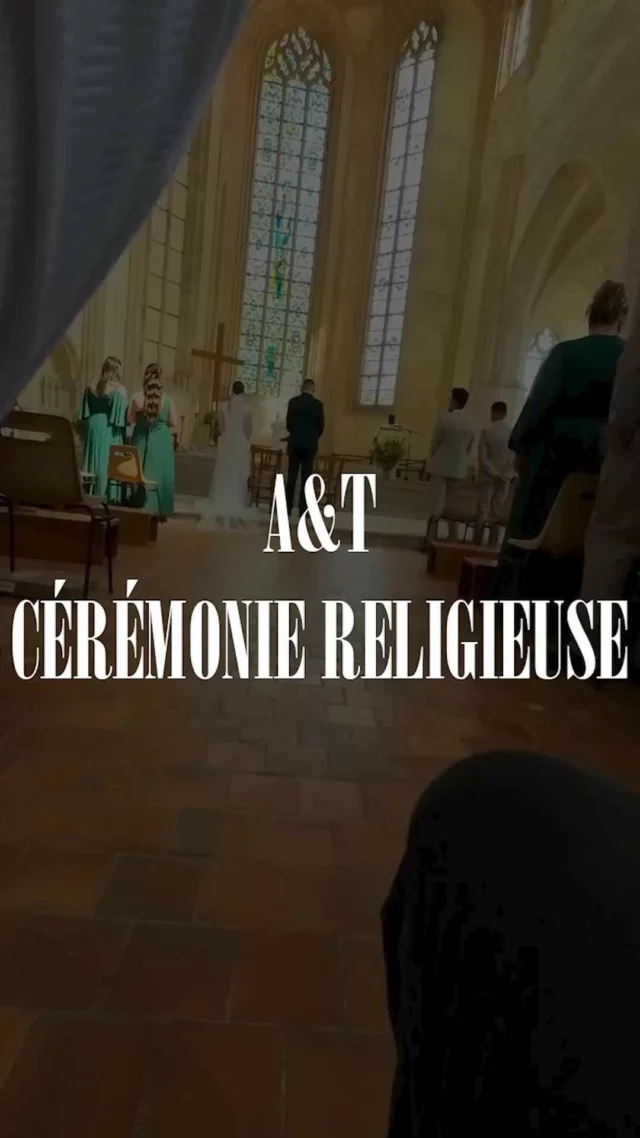 Cérémonie religieuse d'Agathe et Thibault